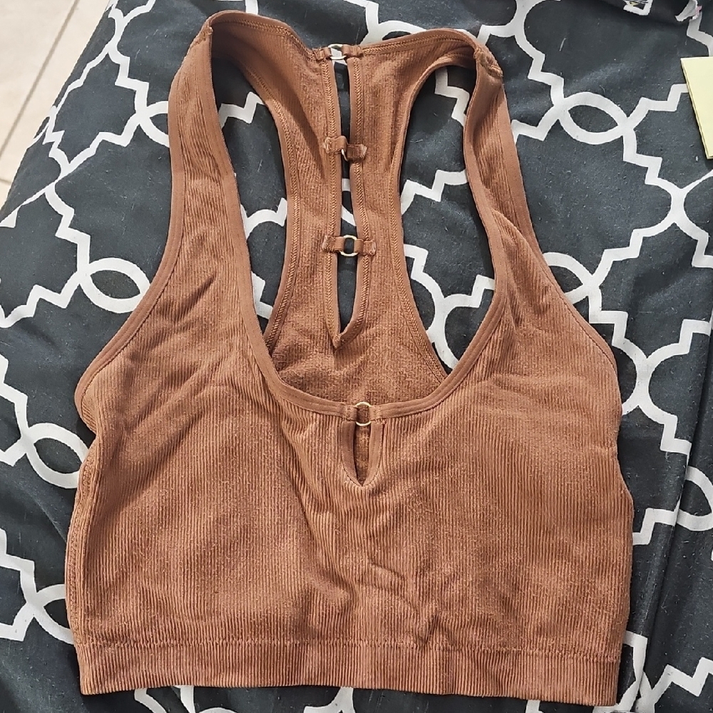 Aerie Superchill Seamless Ring Bra Top